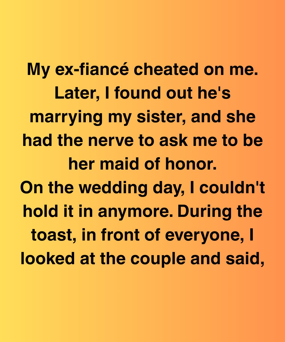 She Stole My Fiancé Then Asked Me To Stand Beside Her At The Altar
